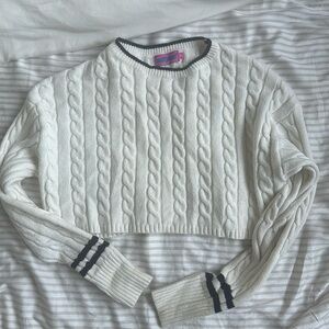 KNIT CROPPED SWEATER